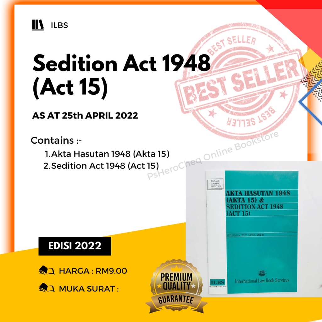 As At Th April Latest Sedition Act Act Ilbs