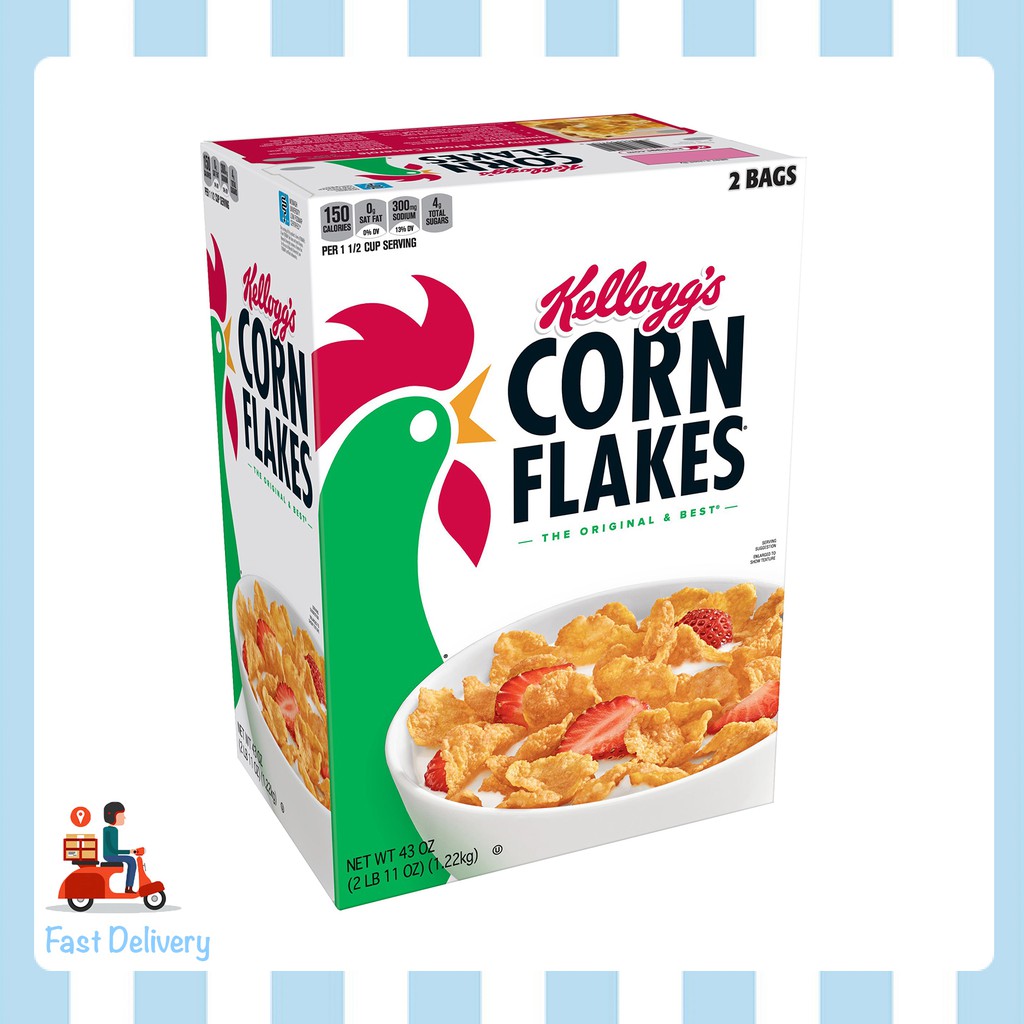 Kellogg S Corn Flakes Crispy Golden Corn Flakes Kg Shopee Malaysia