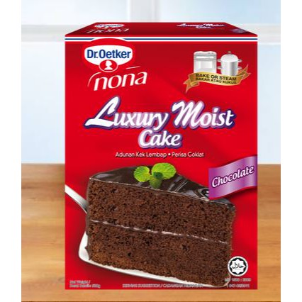 Tepung Kek Segera Luxury Moist Cake Mix Nona Dr Oetker Red Velvet