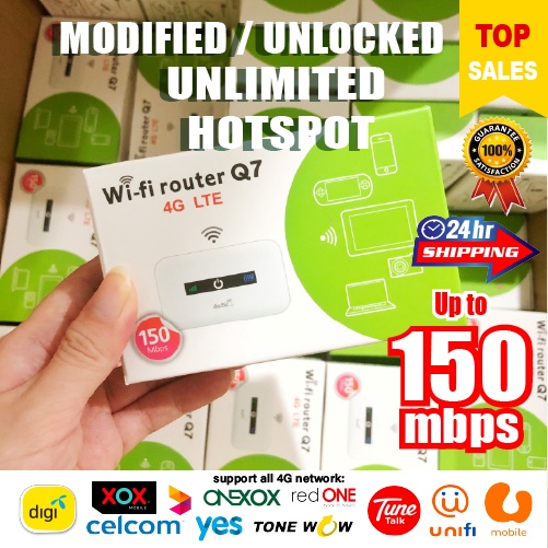 Ready Stock Modified Unlimited G Lte Pocket Wifi With Strong