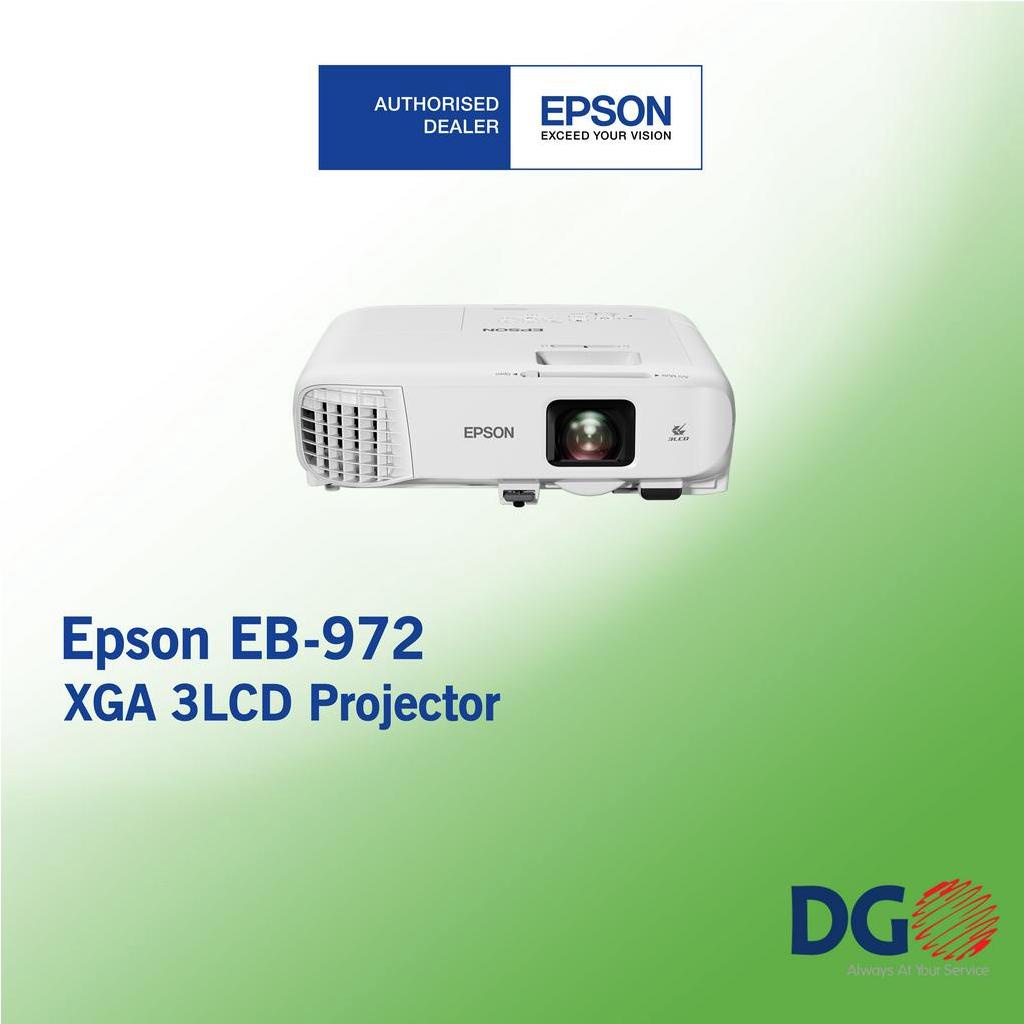 Epson EB 972 XGA 3LCD Projector Shopee Malaysia