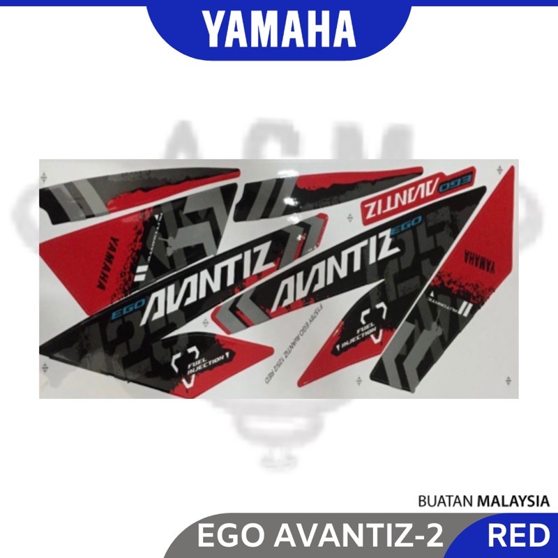 YAMAHA Ego Avantiz Body Cover Set Coverset Sticker Strike Stripe Ego