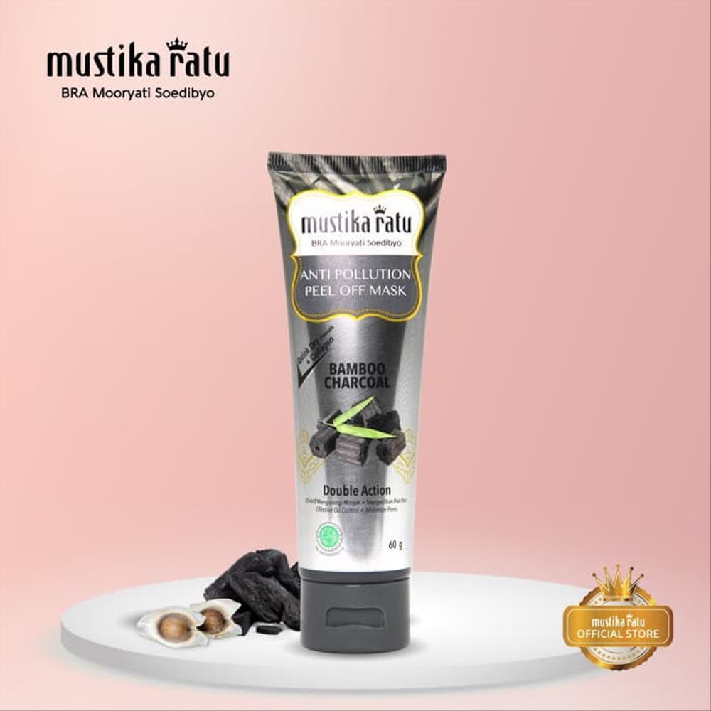 Mustika Ratu Bamboo Charcoal Anti Pollution Peel Off Mask Shopee Malaysia