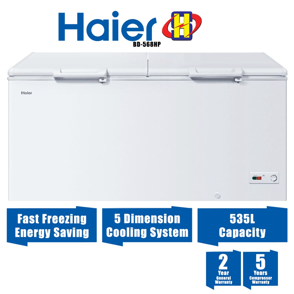 Haier Chest Freezer 535L LED Lighting 100 Hours Cooling Retention 6