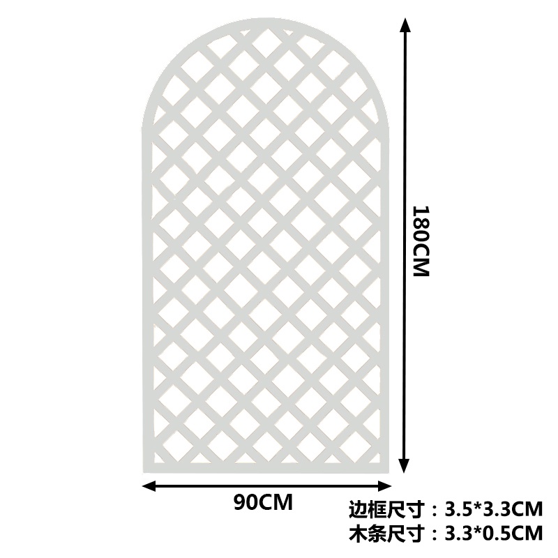 White Fence Antiseptic Wood Fence Indoor Fence Outdoor Mesh Garden