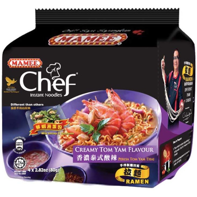 MAMEE Chef Instant Noodle 4 In Pack Shopee Malaysia