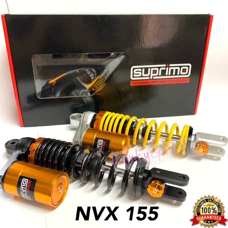 Gas Absorber Suprimo Nvx Adjustable Mm Black Yellow Soft Hard