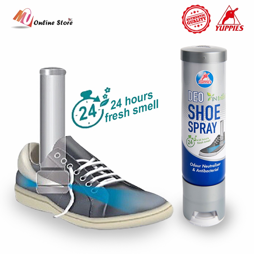 ILOVEHOME Spray Pewangi Kasut Yuppies Deo Shoe Spray 150ml Shopee