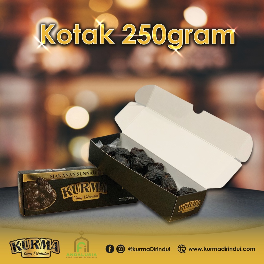 Ready Stock Kurma Nabi Ajwa Premium Madinah Aaa Premium Dates Vip