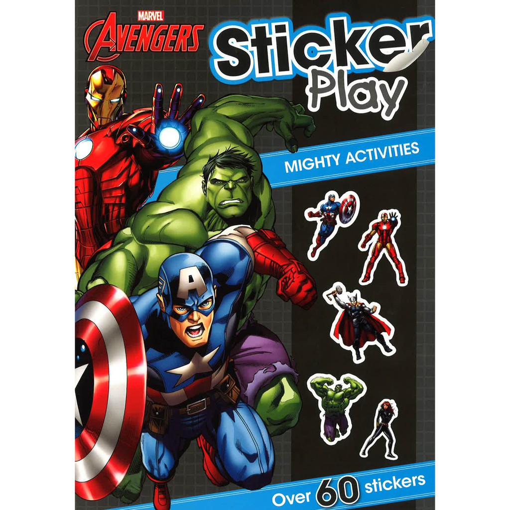 BBW Marvel Avengers Sticker Play Mighty Activities Over Stickers ISBN
