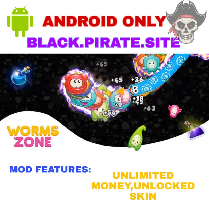 Worms Zone Io Unlimited Money Skin Unlocked Android Only