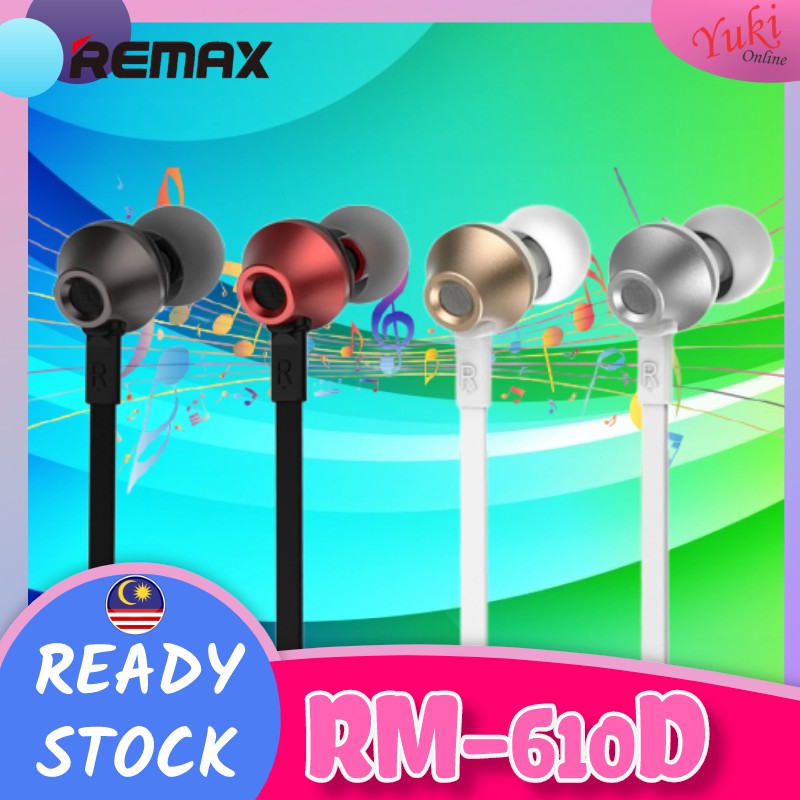 Remax Rm D Super Bass In Ear Cm Wire Length Earphones Rm D