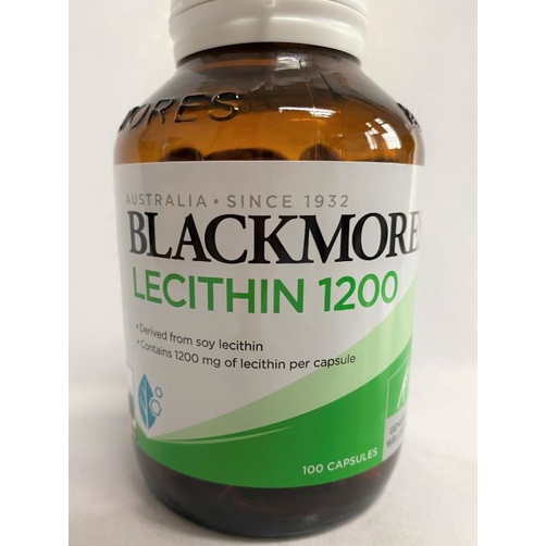 Blackmores Lecithin 1200 100 Capsules Exp 10 2024 Shopee Malaysia