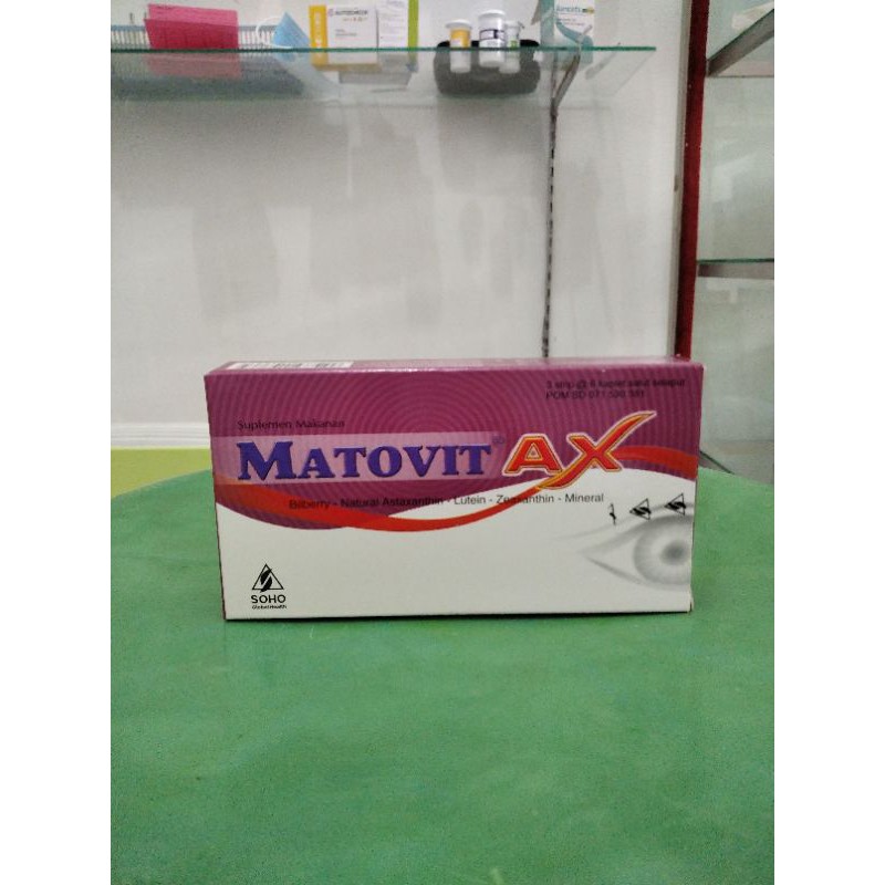 MATA Matovit AX Eye Vitamins Strip Price Contains 6 Capslets Shopee