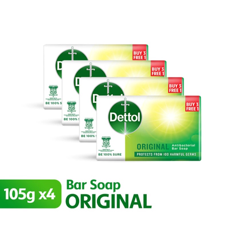 Dettol Bar Soap Original G Shopee Malaysia