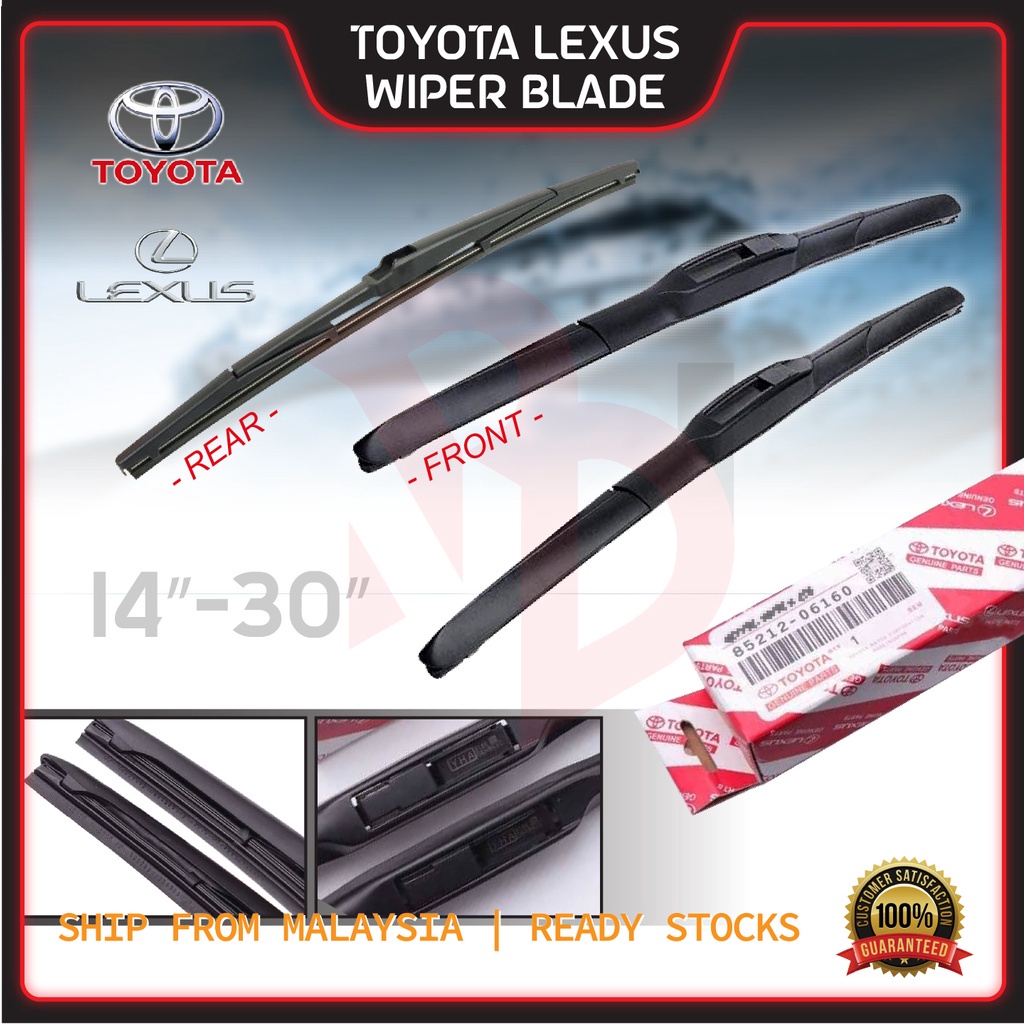 Original Toyota Lexus Wiper Blade Alphard Vellfire Mark X Fortuner