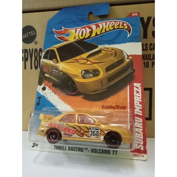Hot Wheels SUBARU IMPREZA THRILL RACERS VOLCANO Shopee Malaysia