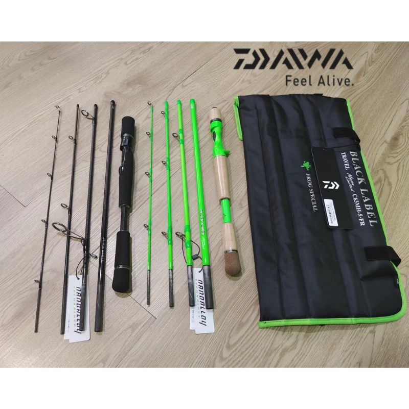 Daiwa Black Label Travel Fishing Rod Shopee Malaysia