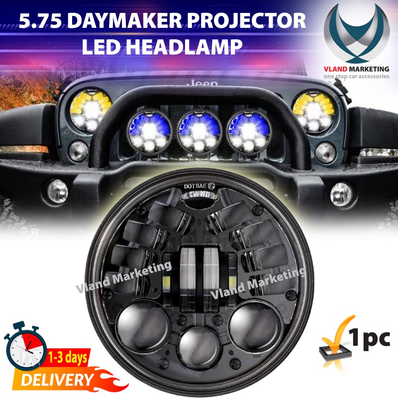 5 75 Inch DAYMAKER LED HEAD LAMP LIGHT LAMPU Shopee Malaysia