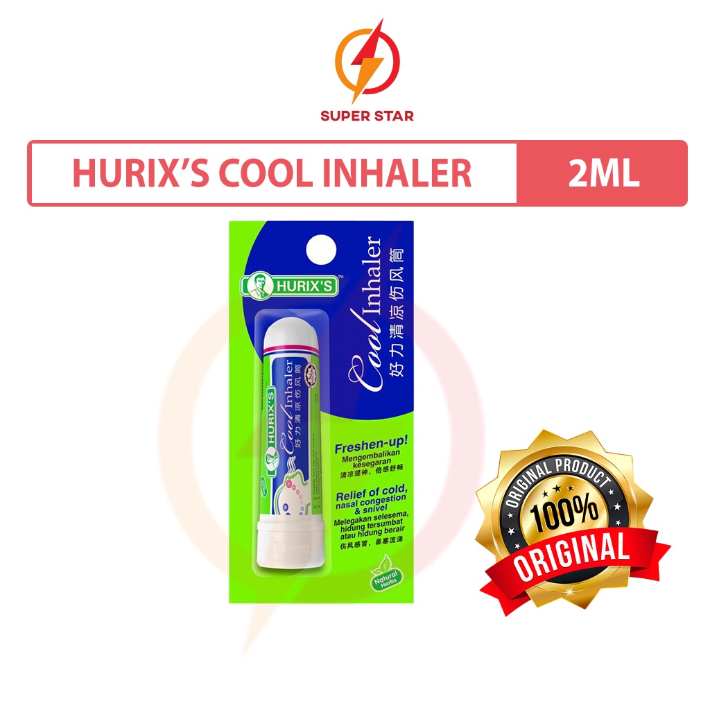 Hurix S Cool Inhaler 2ml Shopee Malaysia