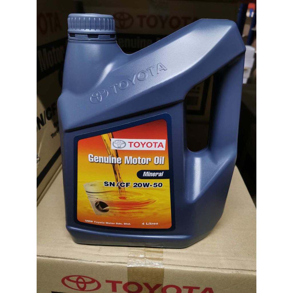 Toyota Engines Oil W Liter Mineral Premium Sncf W L