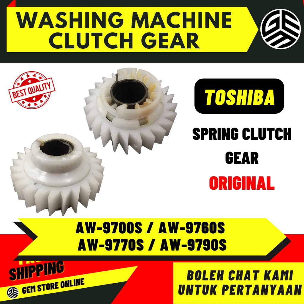 Original TOSHIBA Washing Machine Mechanism Spring Clutch Gearbox AW