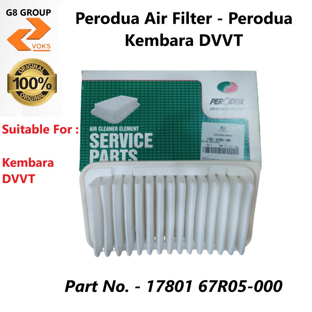 Perodua Air Filter Perodua Kembara DVVT 17801 67R05 000 Shopee