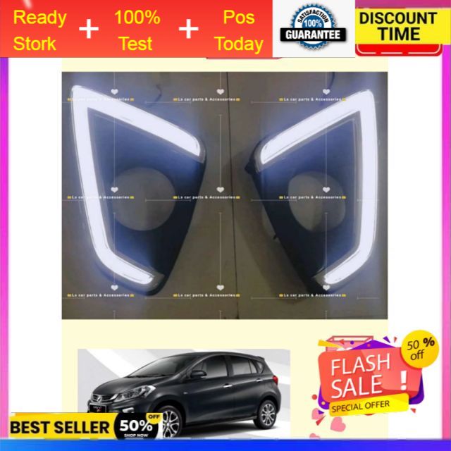 Daylight Led Driving Perodua Myvinew Fog Day Daytime Running Light Bar