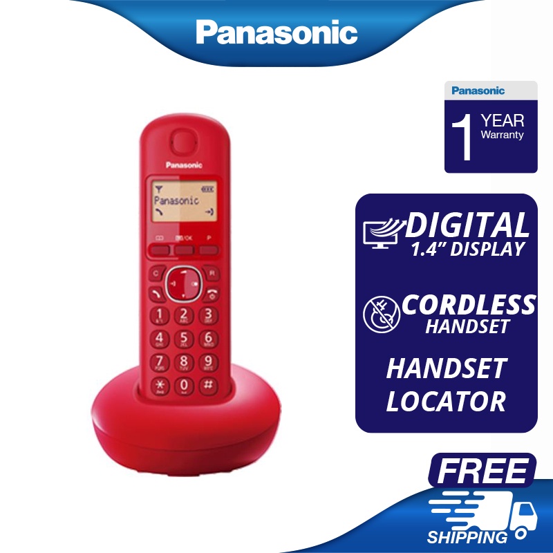 Panasonic Tgb Cordless Phone Alarm Clock Kx Tgb Mlb Shopee Malaysia