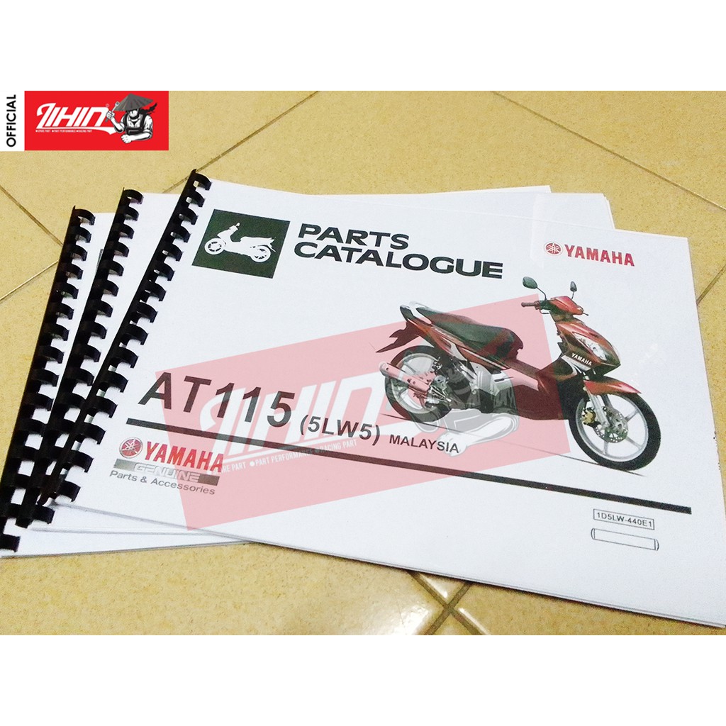 Yamaha Nouvo S AT115 5LW5 Part Catalogue Shopee Malaysia