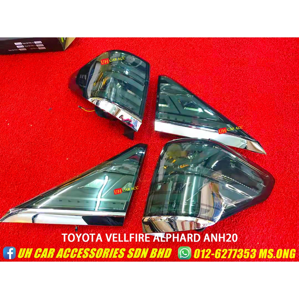 Toyota Vellfire Alphard ANH20 2008 2012 LED Tail Light Tail Lamp