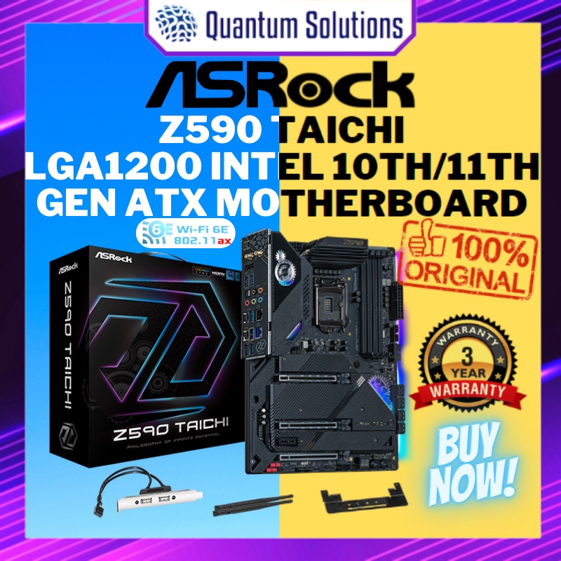 Asrock Z Taichi Lga Intel Th Th Gen Atx Motherboard