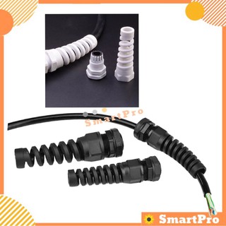 Ip Waterproof Pvc Cable Gland Connector Plastic Flexible Spiral