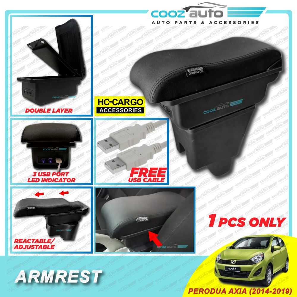 Perodua Axia Hc Cargo Premium Usb Led Indicator Double