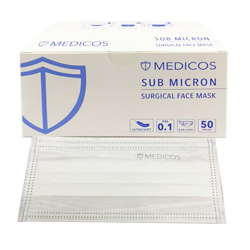 Medicos Ultra Soft Ply Sub Micron Surgical Face Mask Astm Level