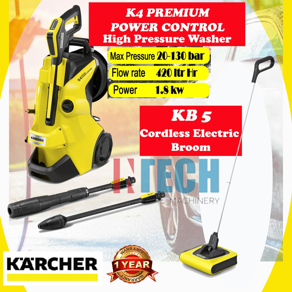 Karcher K Premium Power Control High Pressure Washer Kb Cordless