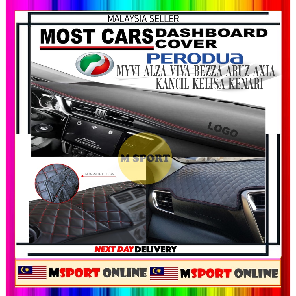 Perodua Dashboard Cover Myvi Axia Aruz Bezza Alza Viva Kancil Kelisa