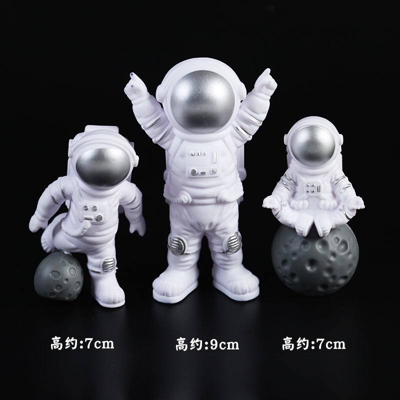 Astronaut Space World Cake Topper Spaceman Theme Party Baking Supplies