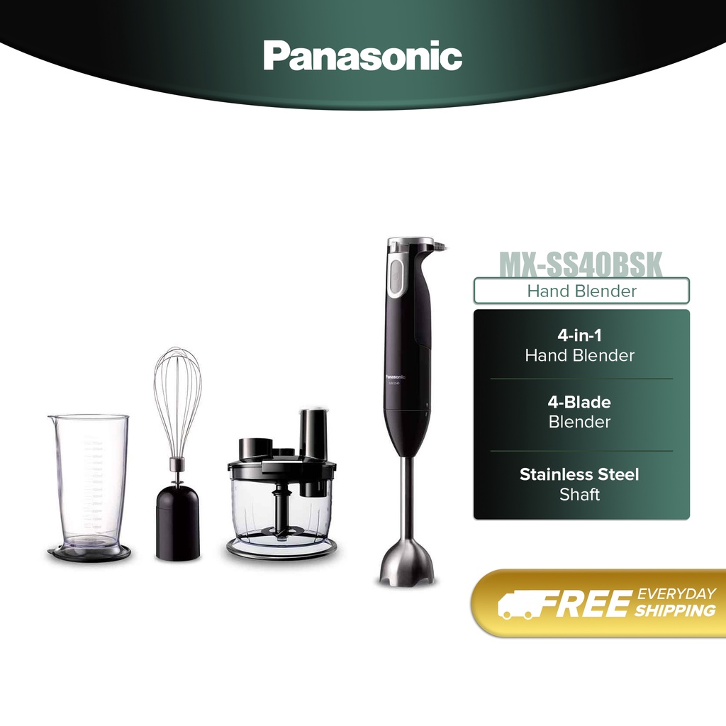 Panasonic Hand Blender Speed W Mx Ss Bsk Shopee Malaysia