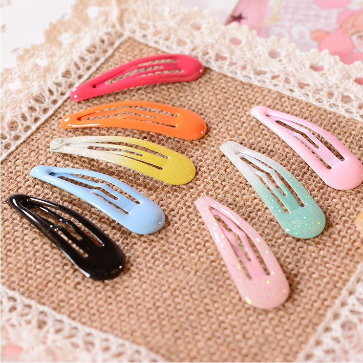 Pcs Cm Snap Hair Clips For Hair Clip Pins Bb Hairpins Color Metal