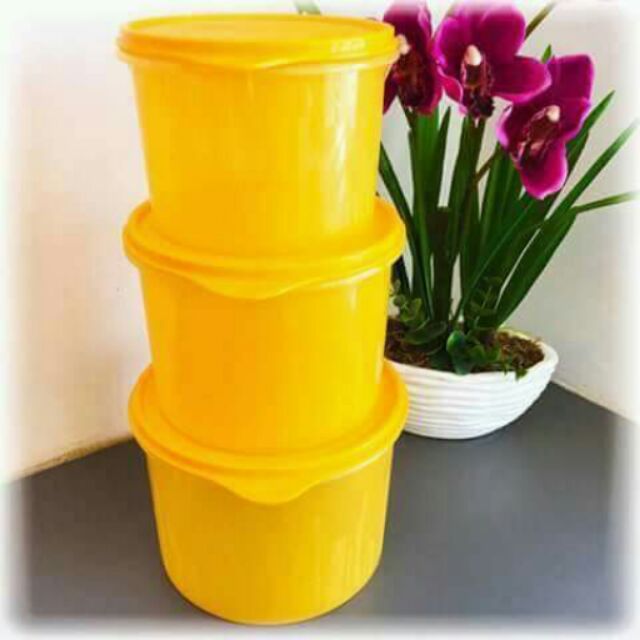 Tupperware Texture Canister Set In 3 2 4L 1 7L 1 1L Food