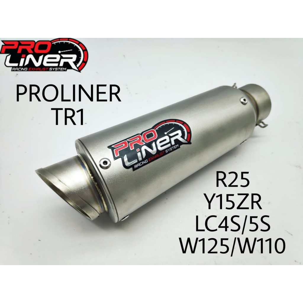 EXHAUST PROLINER TR1 YAMAHA R25 Y15ZR LC135 4S 5S HONDA W110 W125