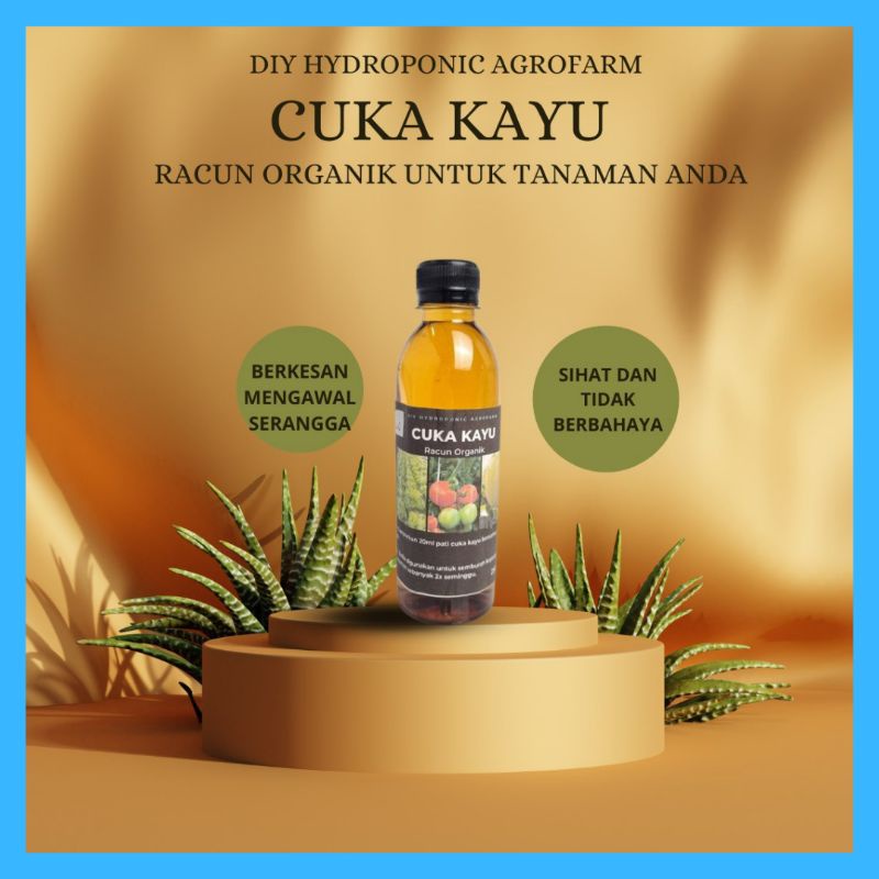 Cuka Kayu Racun Organik Tanaman Ml Shopee Malaysia