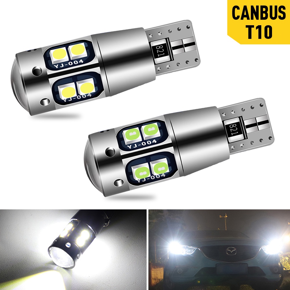 Pc Car W W T Led Canbus Bulb No Error V Led Clearance Wedge Side