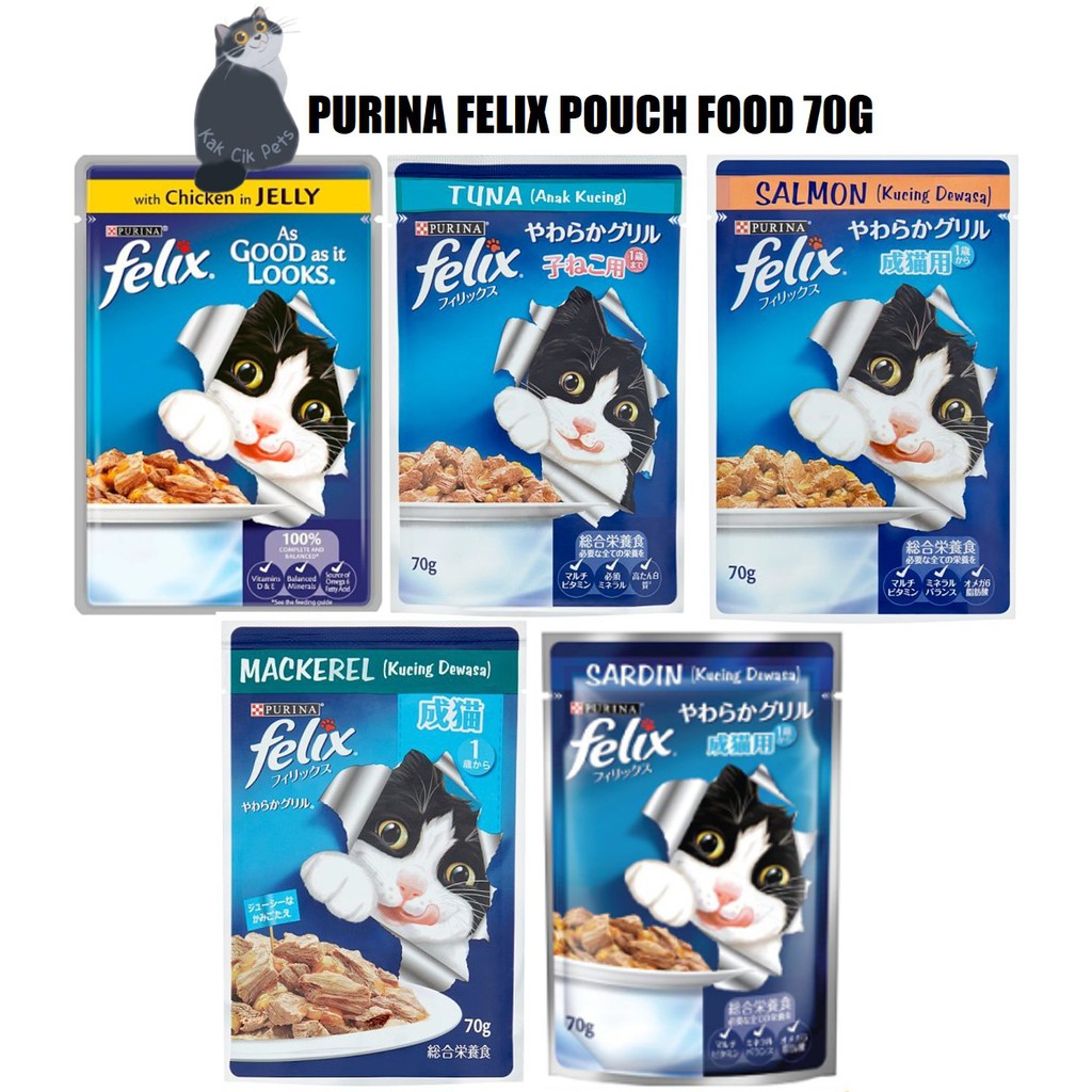 Purina Felix Cat Pouch Wet Food G Shopee Malaysia