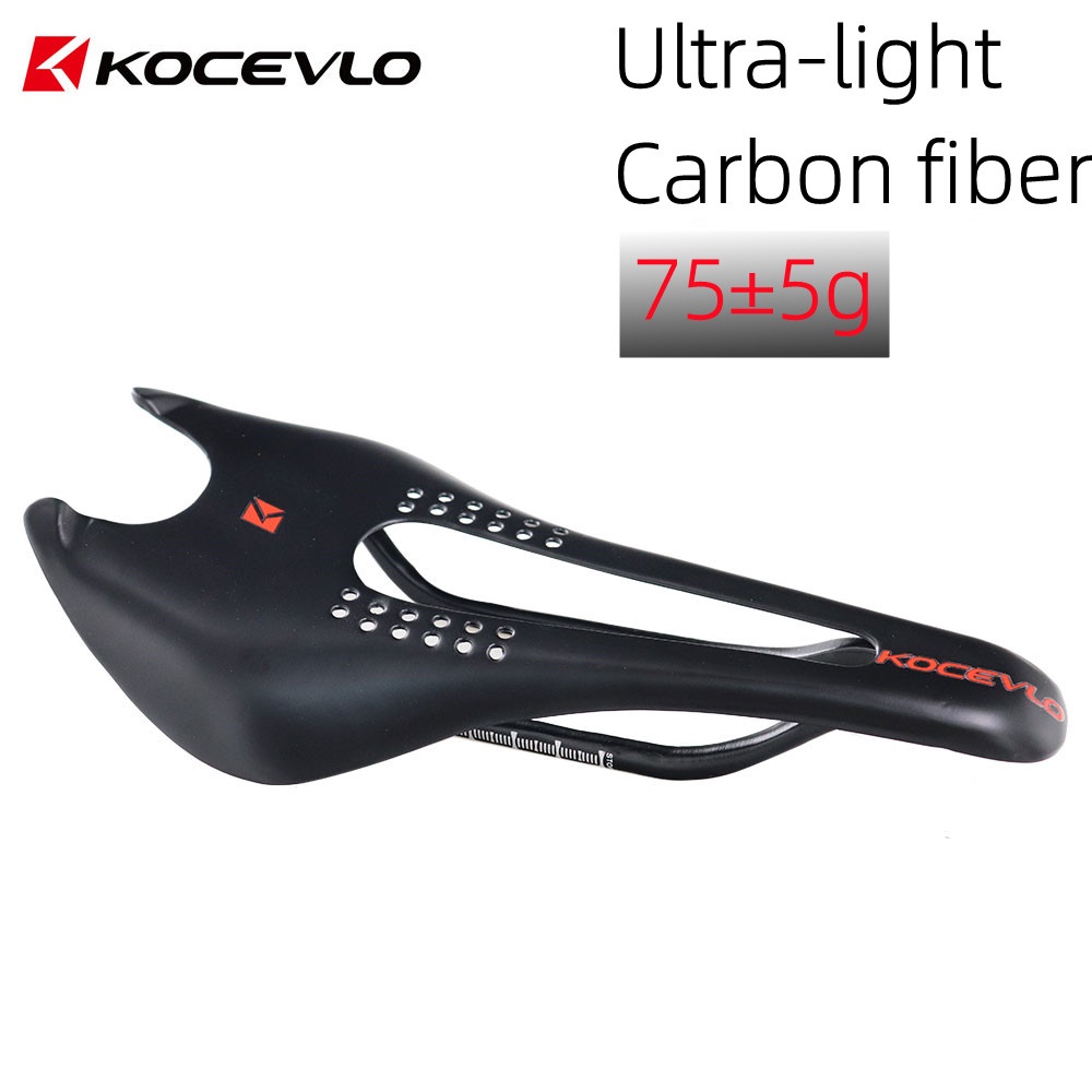 KOCEVLO 2022 75g Super Light Bicycle Saddle Full Carbon Fiber Saddles