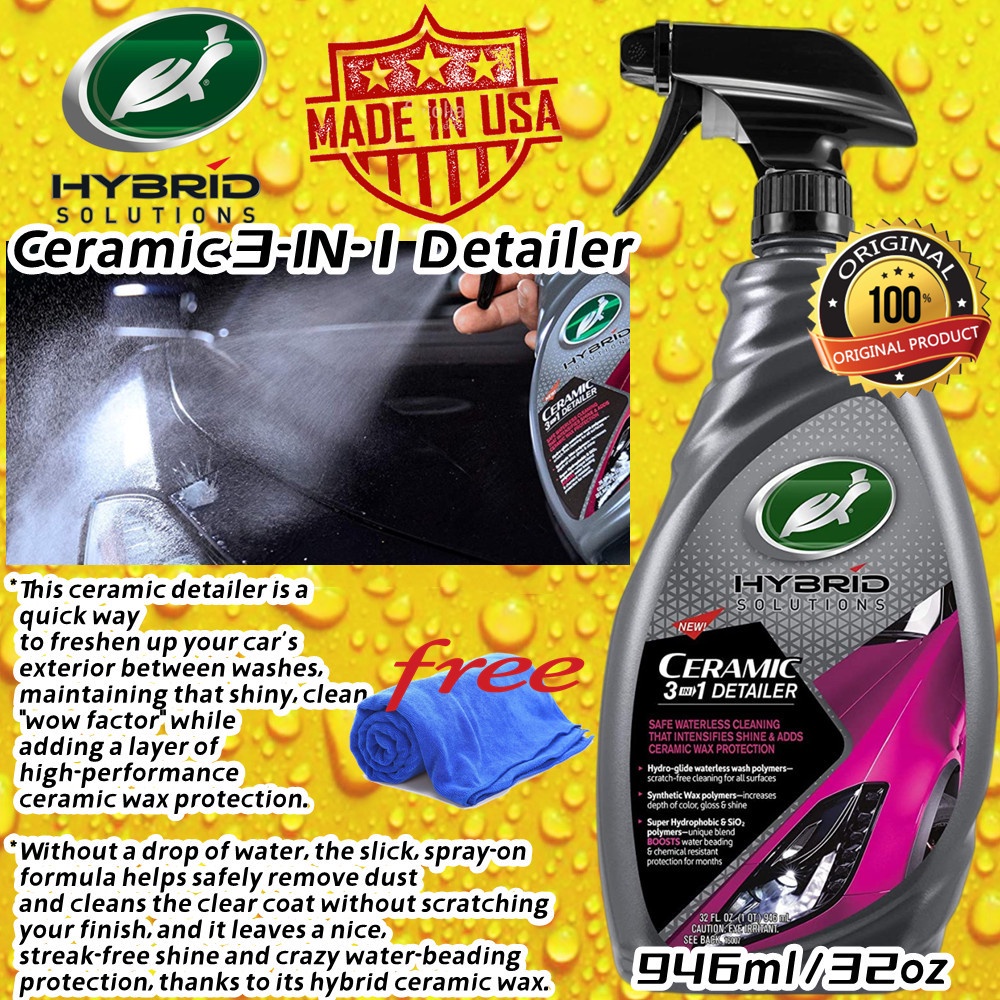 100 Genuine Product TURTLE WAX HYBRID SOLUTIONS CERAMIC WAX 3 IN 1