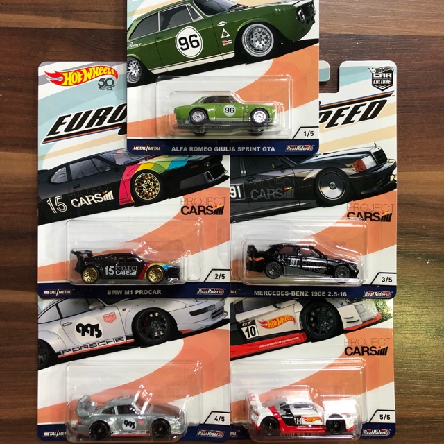 Hot Wheels Car Culture Euro Speed Set Of 5pcs 2018 Shopee Malaysia