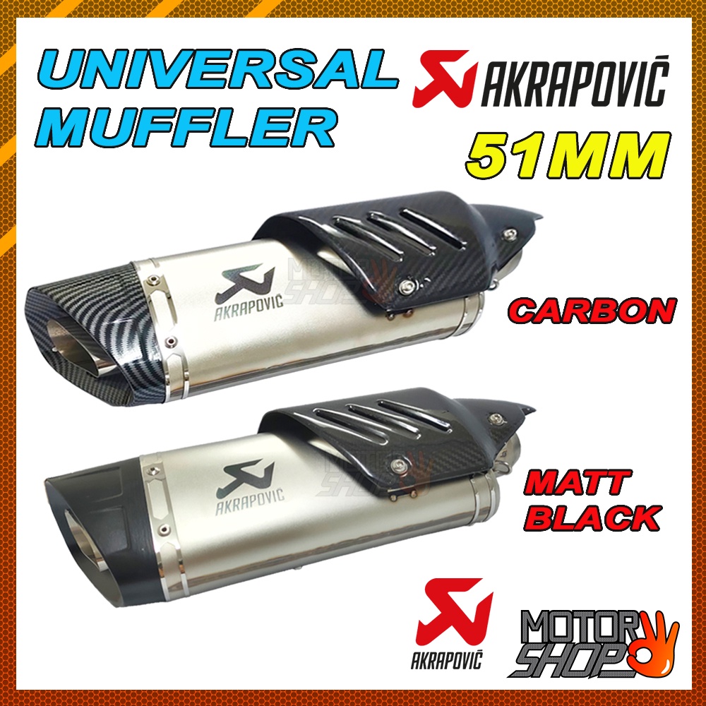 Big Offer Akrapovic Motorcycle Exhaust Scooter Mm Universal Muffler