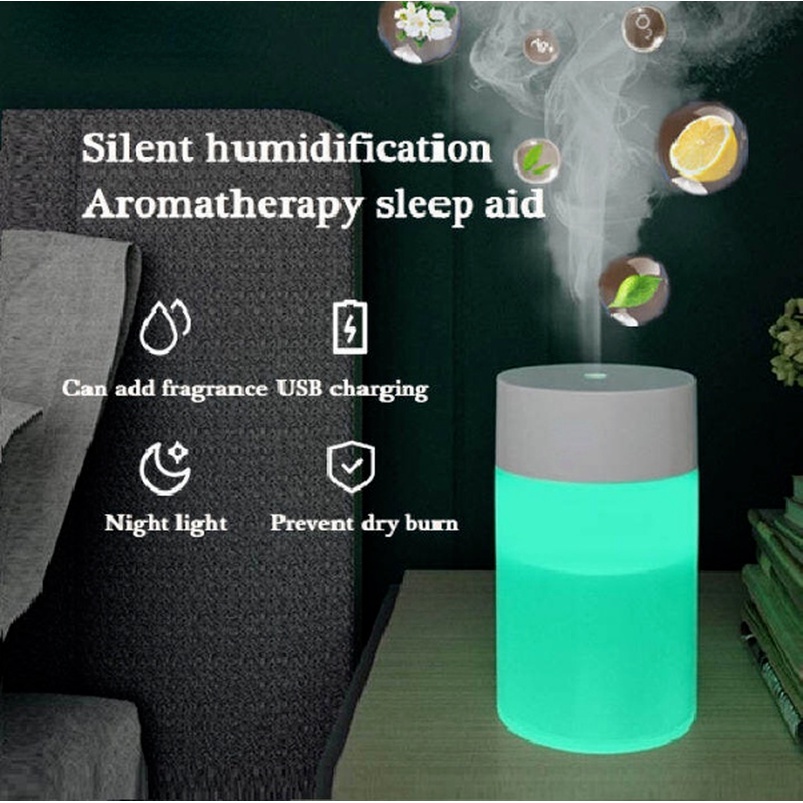 Ready Stock Mini Air Humidifier Ml Usb Ultrasonic Essential Oil